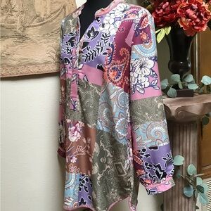 Soft Surroundings Multicolor Blouse